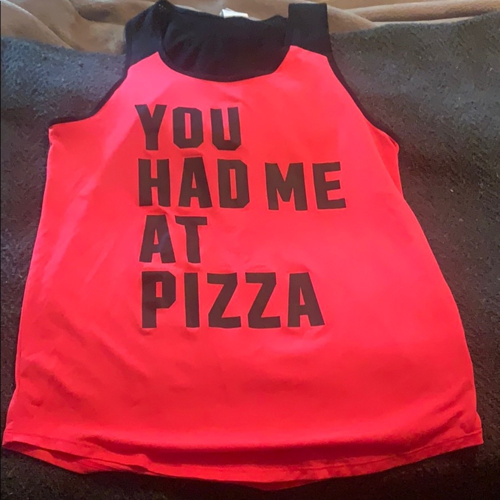 Neon pink VS tank top